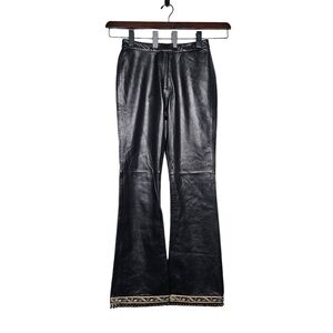 Vintage Vakko 100% Leather Pants